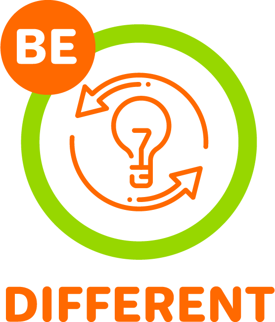 Be different