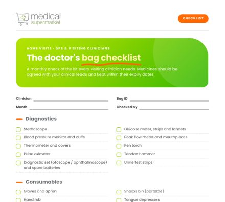 Doctor's bag checklist preview