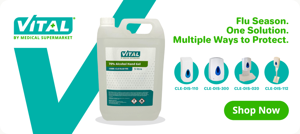 Vital 5 litre sanitiser & dispensers