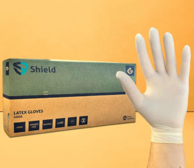 GD05 Latex Powder Free Examination Gloves Extra Small