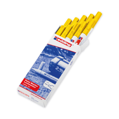 Edding 751 Bullet Tip Paint Marker Fine Yellow