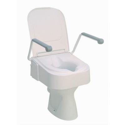 Raised Toilet Seat With Arms