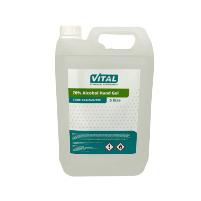 VITAL Alcohol Hand Sanitising Gel 70% 5 Litre