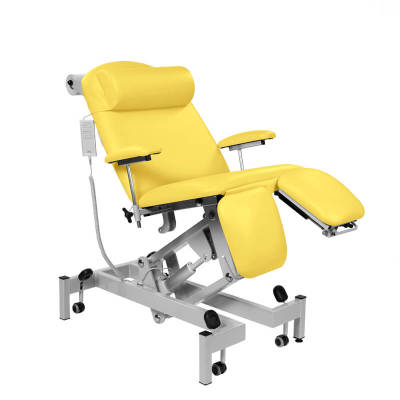 Fusion Treatment Chairs Gas Assisted Head Section and Powered Tiling Seat