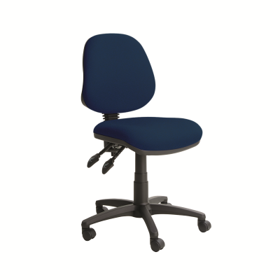 Banner Medium Back Operator Chair with 2-Lever Mechanism - Blue