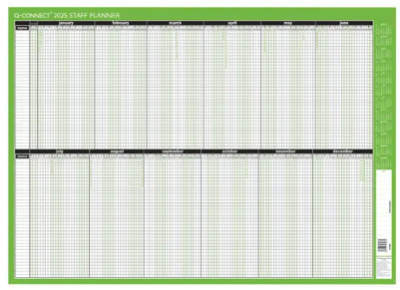 Day Planner Unmounted 855x610mm 2025