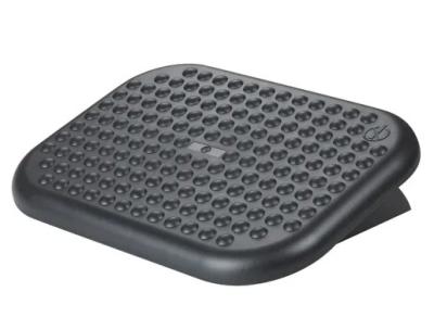 Q-Connect Economy Footrest Tilt Action Platform Size 448x325mm Black