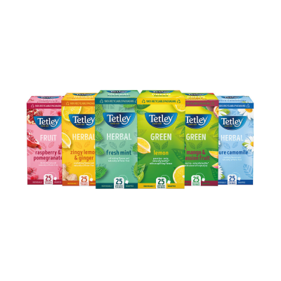 Tetley Fruit N Herbal Tea Starter Pk