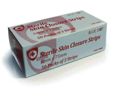 Skin Closure Strips 6mm x 75mm (Pack of 50)