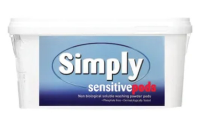 Simply Sensitive Non-Bio Laundry Powder Pods