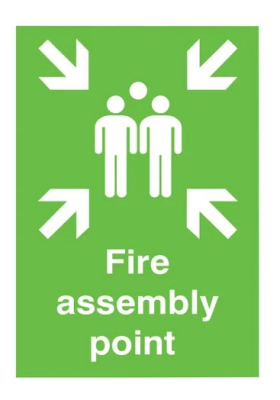 Safety Sign Fire Assembly Point A2 PVC