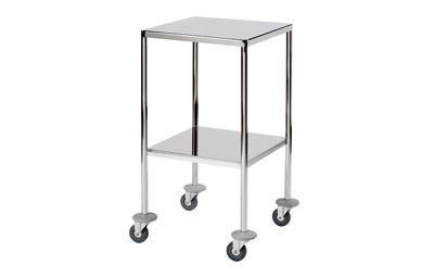 Surgical Trolley with 2 Fully Welded Stainless Steel Shelves