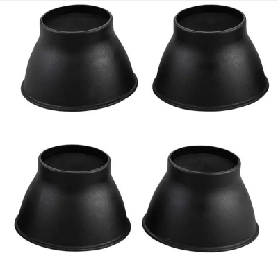 Elephant Feet Furniture Raiser - Black - 90mm