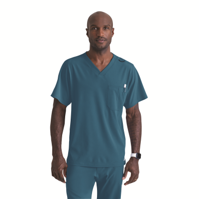 Skechers Unisex V Neck Scrub Top Bahama XS