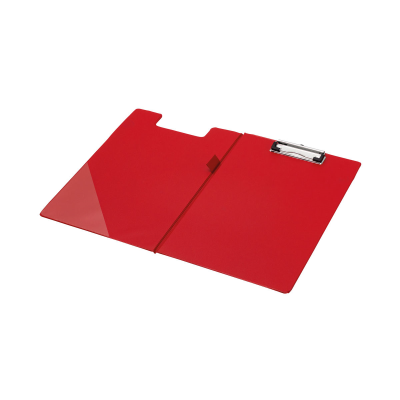 Q-Connect PVC Foldover Clipboard Foolscap Red