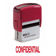 Colop Printer 20 CONFIDENTIAL Self-Inking Stamp Green