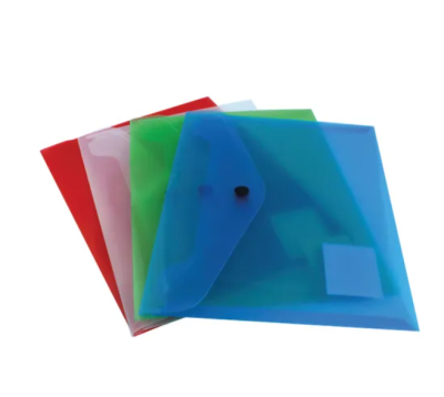 Q-Connect Polypropylene Document Folder A5 Assorted (12 Pack)