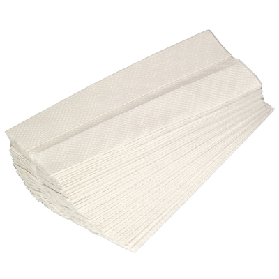 Standard 1 Ply C Fold Hand Towel White