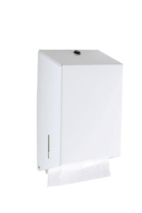 White Metal Hand Towel Dispenser