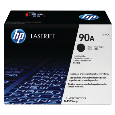 HP 90A Black Laserjet Toner Cartridge CE390A