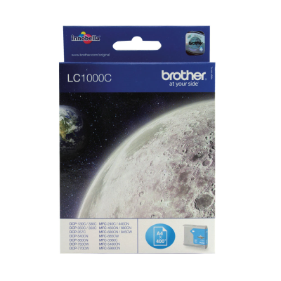 Brother LC1000C Inkjet Cartridge Cyan