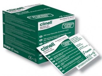 Clinell 2% Chlorhexidine with Alcohol Wipes (Medical Devices)