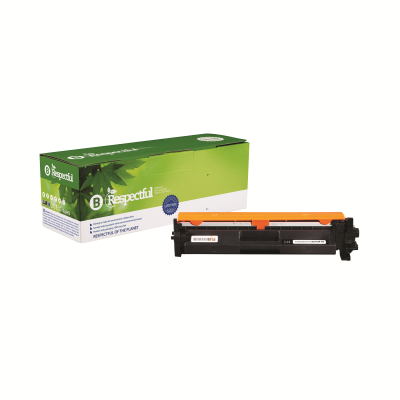 Respectful HP 17A Black LaserJet Toner Cartridge CF217A-COMP