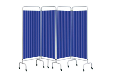 Sunflower Mobile Folding Screens with Disposable Curtains 4 Section