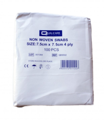 Non-Sterile 4ply Gauze Swabs 7.5cm x 7.5cm