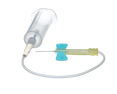 BD Safetylok Blood Collection Set with Holder 23G Light Blue With 7" Tube