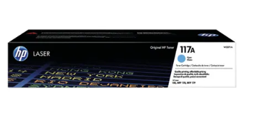 HP 117A Original Laser Toner Cartridge Cyan