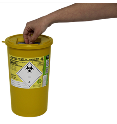 Sharpsguard Yellow Sharps Bin 5 Litre