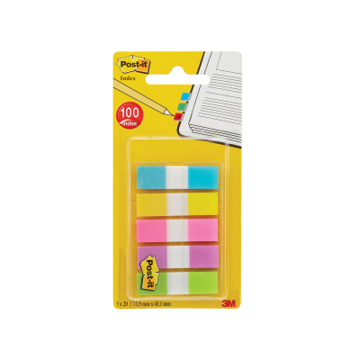 Post-it Portable Small Index 12mm Assorted