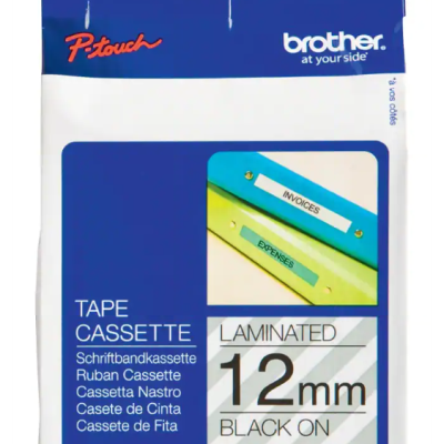 Brother TZeS131 12mm Black on Clear P-Touch Labelling Tape