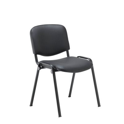 Club Stacker Chair Black/Black