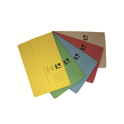 Q-Connect Document Wallets Foolscap Assorted