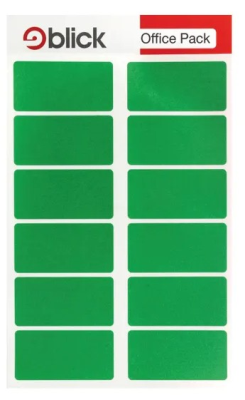 Blick Labels in Office Packs 25mmx50mm Green