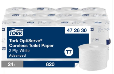 Tork OptiServe Advanced Coreless Toilet Paper 2 Ply