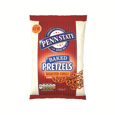 Penn State Roasted Chilli Baked Pretzels 165g