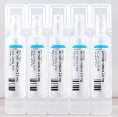 [AMB] (POM) Salbutamol Nebuliser Solution 2.5mg/2.5ml -2.5ml Ampoules
