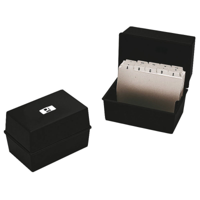 Card Index Boxes Grey (8 x 5in)