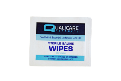 Sterile Saline Wipes (Box 100)