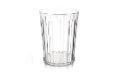 Fluted Tumbler 250ml, Clear