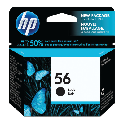 HP No.56 Black Ink Cartridge Single Pack