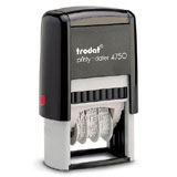 Trodat 4750 Self-Inking Date Stamp with Optional Text Self-Inking Date Stamp