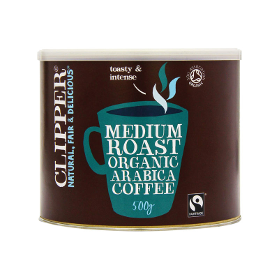 Clipper Fairtrade Arabica Coffee (Can 500 grams)