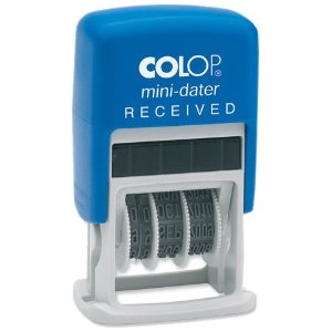 Colop S120 Self-Inking Mini Date Stamp Black