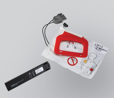 Physio-Control Lifepak CR Plus CHARGE-PAK and Electrode Replacement Kit (2 Pairs of Electrodes)