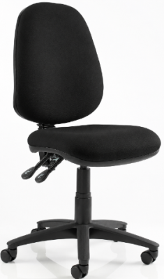 Banner High Back Operator Chair No Arms Black