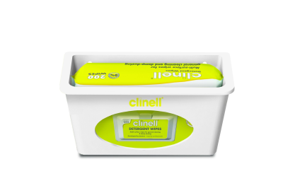 Clinell Wall Mounted Universal Wipe Dispenser White